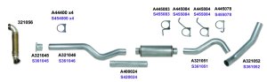 GMC 2500 Performance Exhaust - Diamond Eye Performance - Catback - `04-`05